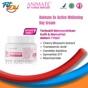 Animate Whitening Day Cream Original Cream Pemutih Wajah Glowing