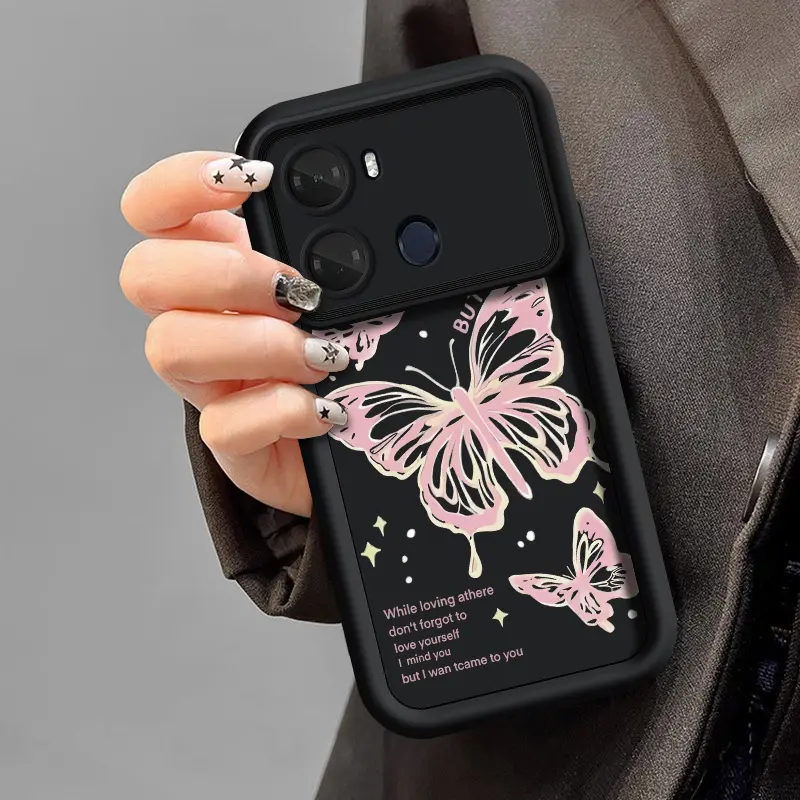 casing hp softcase butterfly simple for ITEL P40