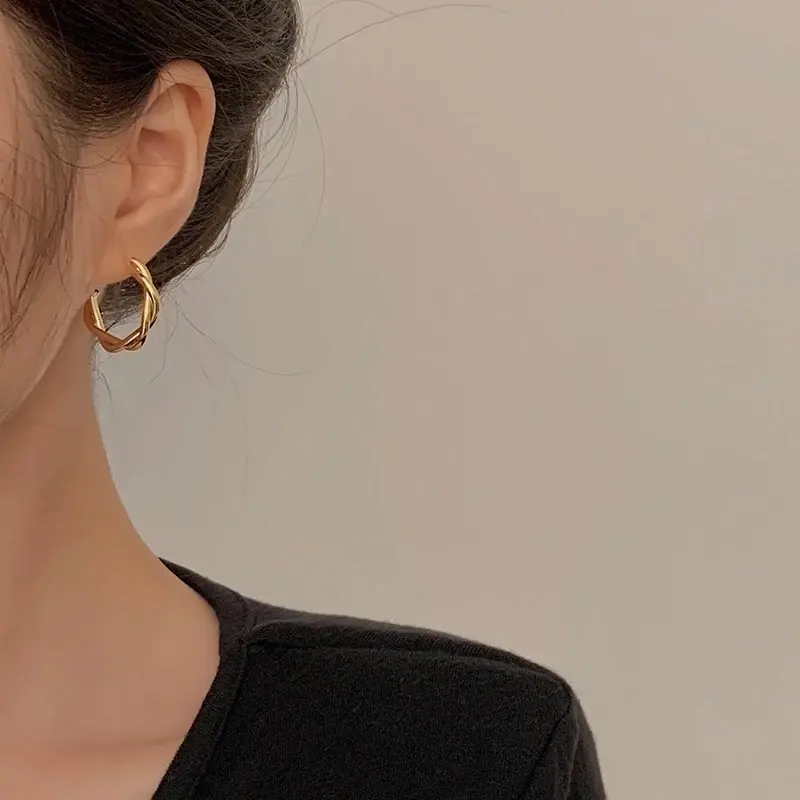 PH26 Anting Hoops  Lingkaran Bulat Wanita 1