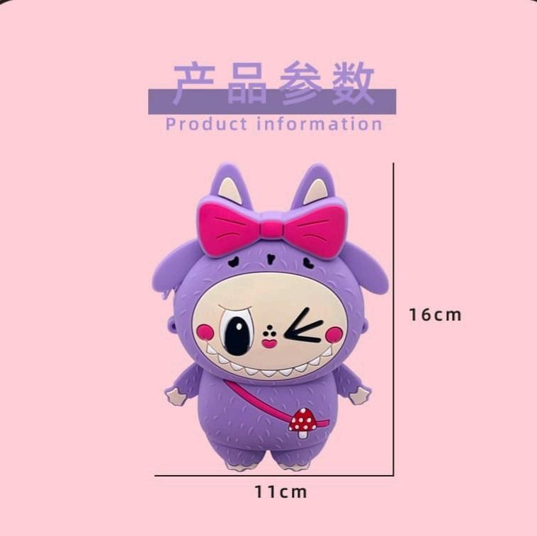 Tas Slempang Anak 3D Labubu Koin Mini 3