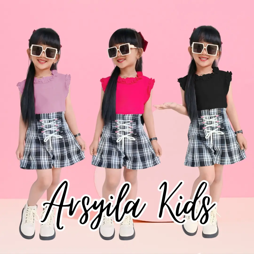 HIGHWAIST-KAMILA SET 3 IN 1-USIA 8 BULAN SAMPAI 7 TAHUN Katun Bayi
