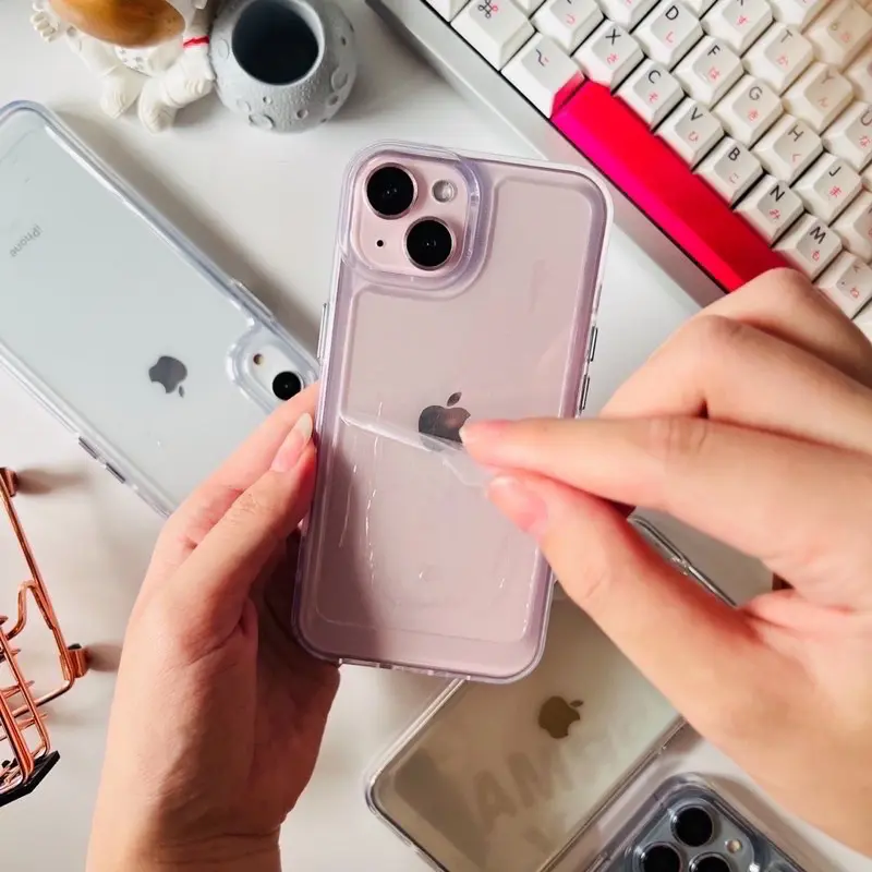 [ANTI KUNING] ORIGINAL !! ARMOUR MILITARY Case Akrilik Bening IPHONE 7 7+ 8 8+ SE 2 X XS MAX XR 11 12 13 14 15 PRO MAX 14+ 15+ PLUS Casing Transparan Hard Clear Case Premium Acrylic 5