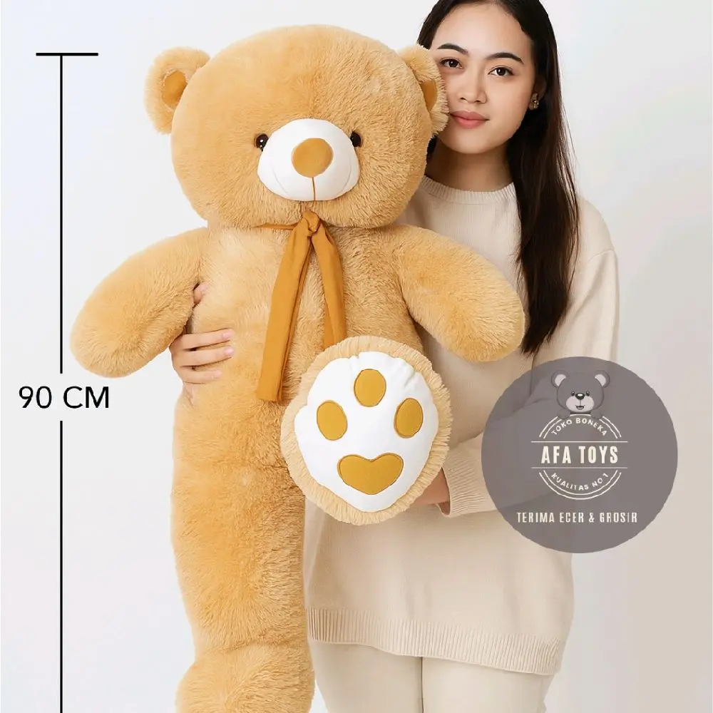 Boneka Teddy Bear Telapak Syal JUMBO 90 cm Dolls
