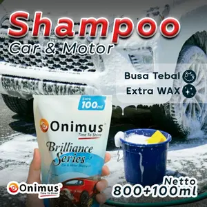 Onimus Car & Motor Shampoo 900ml / shampoo wax mobil wax / shampoo wax motor / snow wash Kendaraan