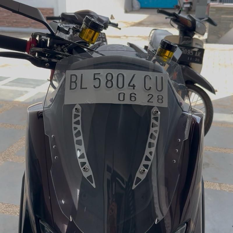 Aksesoris Garnish Pemanis Windshield Nmax Aerox, Cuma Garnisnya Aja 4