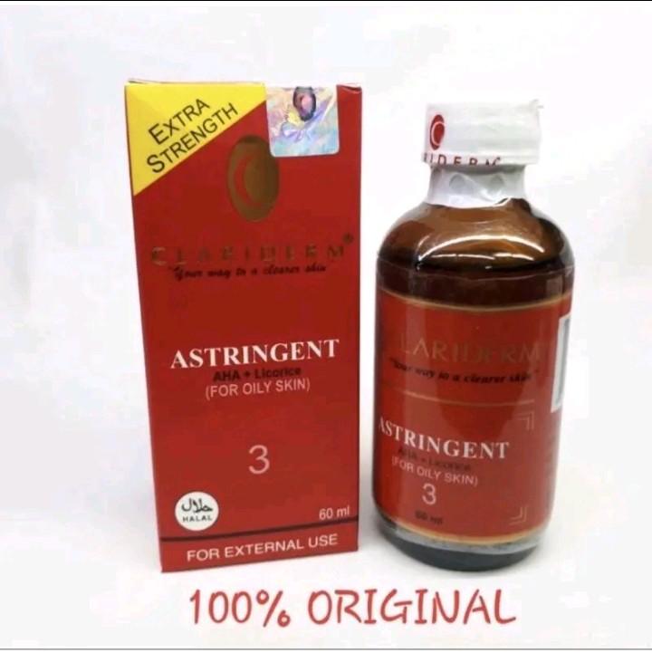 toner pembersih wajah/claridem asli ori 60 ml 0