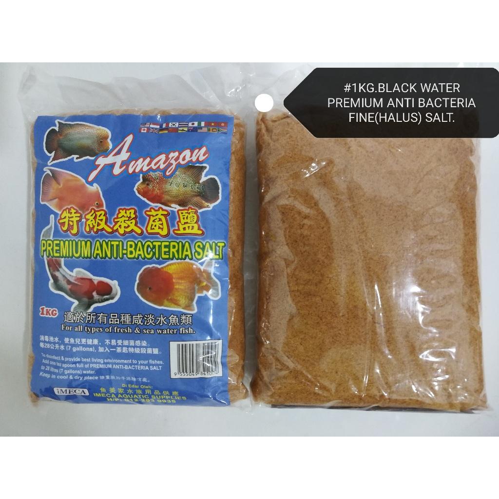 Coarse (2xPack) Amazon Anti Bacteria Black Water Salt 1kg Aquarium Fish Garam Ikan Akuarium