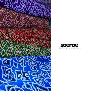 Kain Batik Mega Mendung Cirebon Meteran Untuk Seragam sekolah