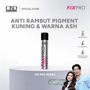 [CREATOR] CBD Professional Fix Pro Supreme Hold Styling Spray 380ml - Hair Styling Spray mengandung Keratin Argan Oil Pro Vitamin B5 Anti UV Rambut Mudah Diatur Halus Lembut Tidak Kering dan Hasil Styling Tahan Lama - Mousse | Pomade | Hairspray