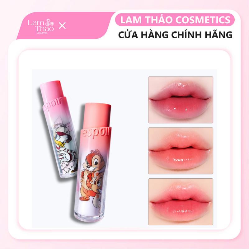 Son Thỏi Bóng Espoir Nowear Lipstick Balming Glow Disney Edition