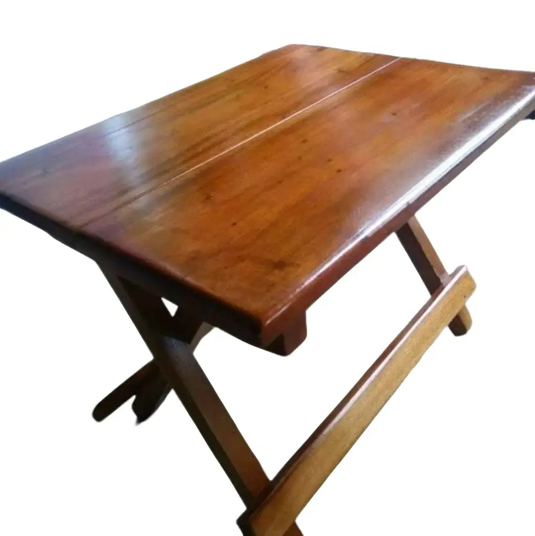 meja belajar anak lipat dari kayu mahoni praktis di bawa pergi Furniture