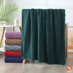 PROMO - HANDUK JUMBO UK 90 x 160 CM Bahan Microfiber POLOS  lembut daya serap tinggi