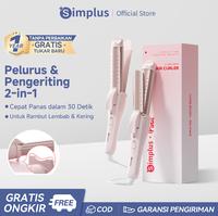 Gambar 【Tokopedia Exclusive】Simplus Catokan 2-in-1 Pelurus Pengeriting 30mm Panel Keramik untuk Rambut Lembab dan Kering JFBA012 dari Simplus Kab. Tangerang 2 Tokopedia