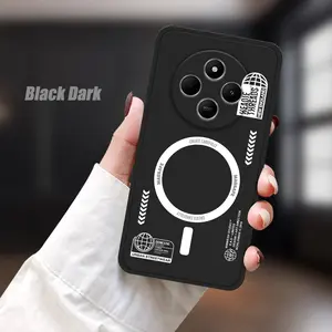 Softcase Macaron Magsafe Red*i 14C dan P*co C75 Casing Handphone Lembut Case Pelindung Hp Camera Protect