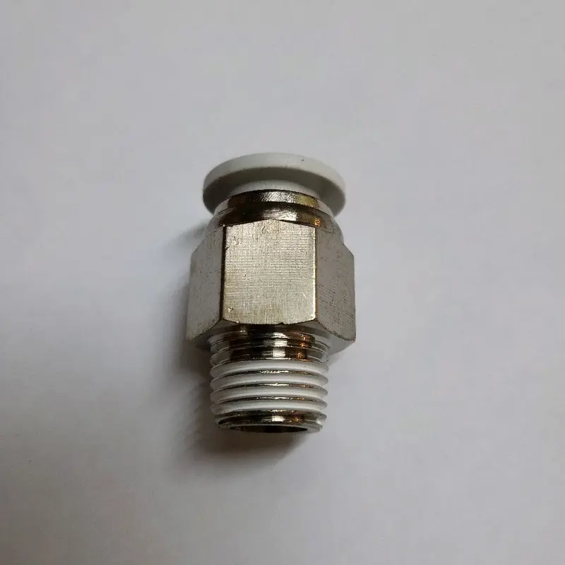 PC10X1/4"/PC10X3/8"/PC10X1/2" FITTING NEPEL LURUS MALE CONNECTOR STNC 2