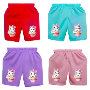 Celana Pendek Anak Perempuan-1-9 Tahun-Motif Unicorn Lucu Fashion