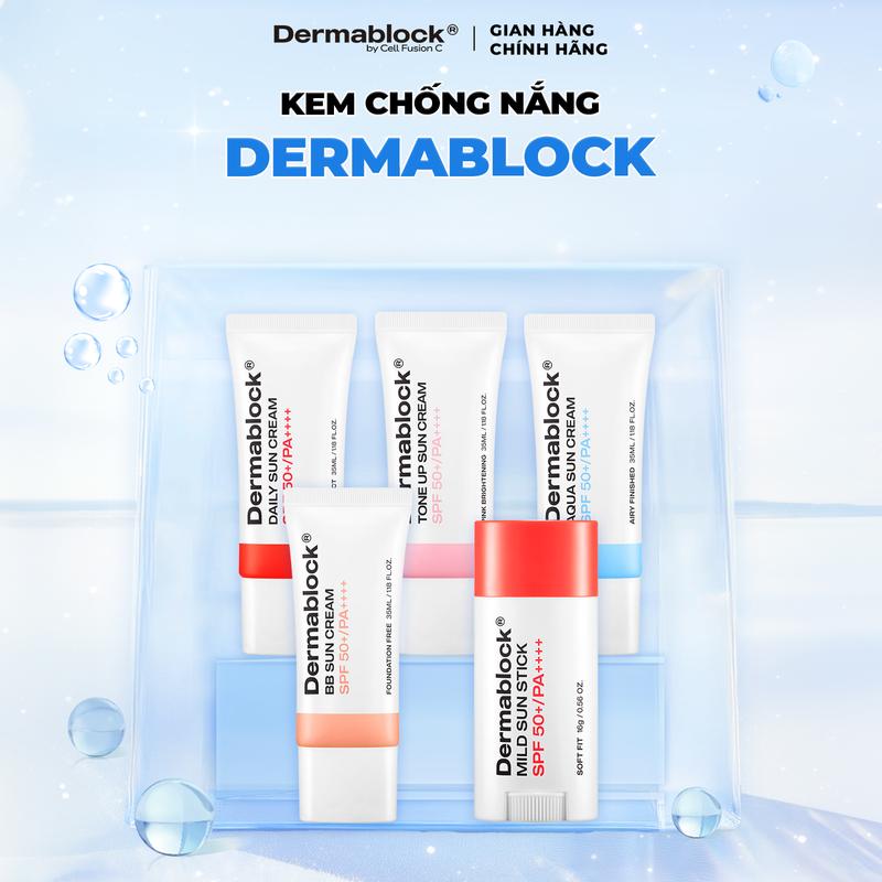Kem Chống Nắng Dermablock SPF50+ PA++++ Hàn Quốc Giúp Chống Nắng Và Nâng Tone…