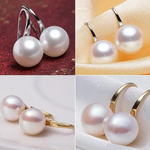 COD Anting TITANIUM Wanita model MUTIARA Anti Karat