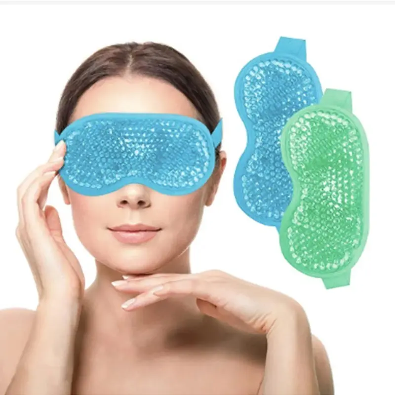 Hot & Cold Gel Sleeping Beads Eye Mask - Penutup Kompres Mata Panas & Dingin 7