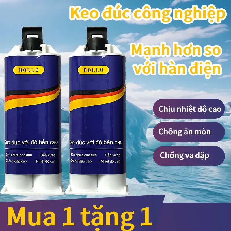 Mua 1 tặng 1 miễn phí | Keo hàn chịu nhiệt cao | Chất liệu sửa chữa kim loại công nghiệp | Keo dán ống nước | Keo dán bình nhiên liệu | Keo dán bình nước | Sửa rò ống gang
