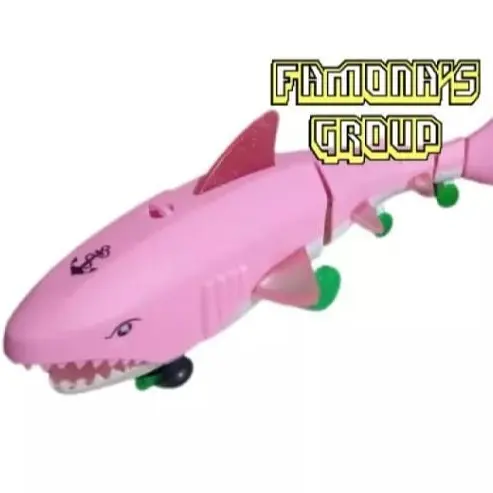 Mainan Ikan Hiu Bergerak Dan Nyala / Mainan Hiu Musik Berjalan / Mainan Sea Animal / Mainan Ikan Hiu / Shark Toys 1