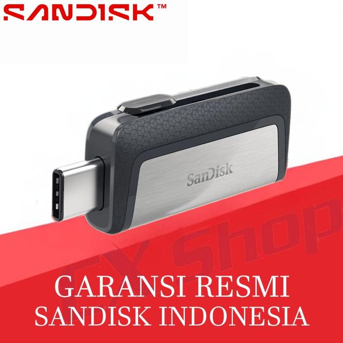 Gambar SanDisk OTG 32GB USB Type-C USB 3.1 Ultra Dual Drive dari CX Shop Kota Administrasi Jakarta Pusat Tokopedia