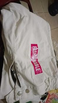 Product Review of POPPY BOYFRIEND JEANS KOREA STYLE fit karet Panjang Melar Korean White from W**👀 0