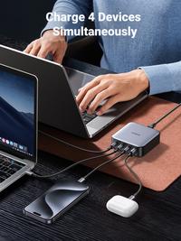 Gambar UGREEN Desktop Charger GAN For Laptop, Macbook, Notebook 4-Port USB + Type C FAST Charging 100W - Desktop GAN 100W dari ASTEROS OFFICIAL Kota Administrasi Jakarta Pusat 3 Tokopedia
