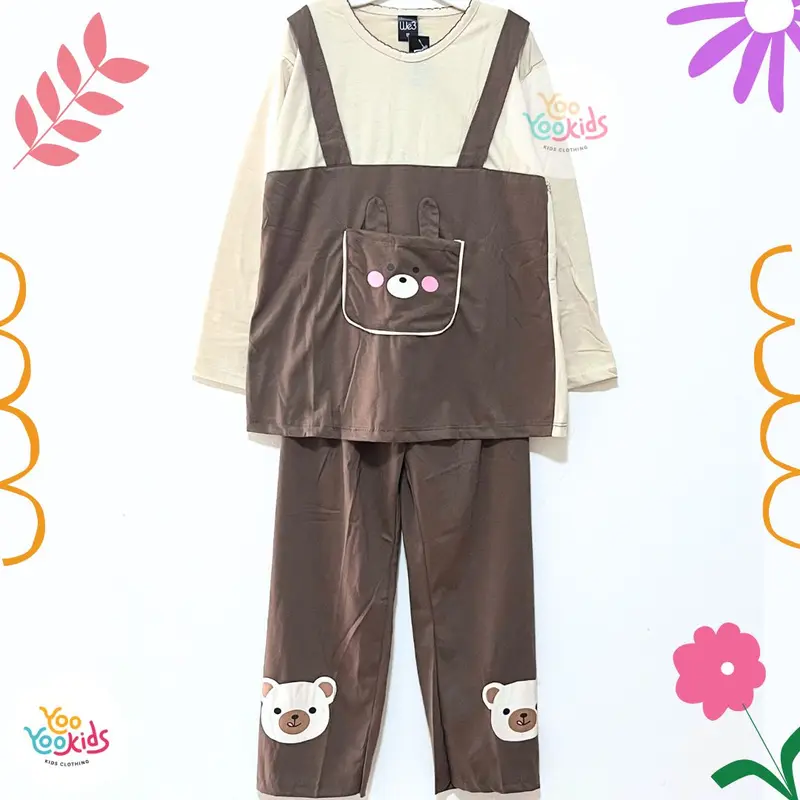 Setelan Baju Tidur Anak Perempuan Umur 8 - 12 Tahun Baju & Celana Panjang / Piyama Anak Perempuan / Piyama Anak Cewek / Piama Anak Perempuan / Baju Anak Perempuan / Setelan Anak Perempuan / Fashion Anak Perempuan / Pakaian Anak Perempuan Motif Lucu 6