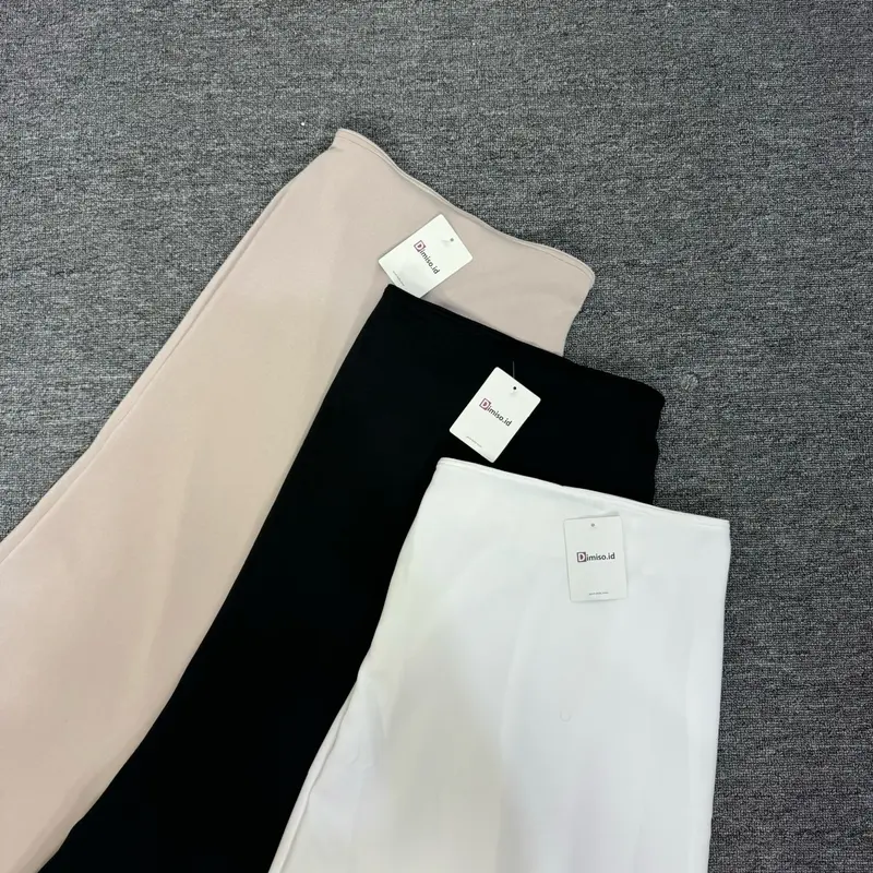 Dimiso - Belle Flare Skirt - Rok Flare Maxi Wanita - Mermaid Maxi Skirt Rok Panjang Wanita - Korean Loose Maxi Skirt Rok Wanita Anti Kusut - Rok Basic Polos 6