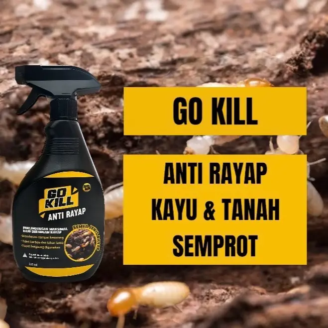 Pembasmi rayap kayu dan tanah semprot go kill