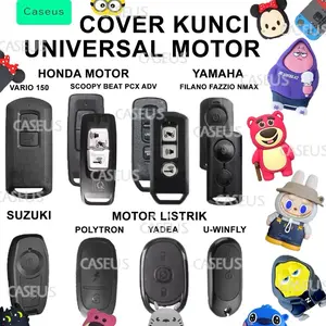 [Best seller] Cover Kunci Universal Motor & Mobil Motif Kartun Softcase Kunci Motor dan Mobil Remot