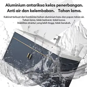 Aluminium Wastafel Kabinet Cermin Kamar Mandi Cabinet Wastafel Keramik Bathroom Modern