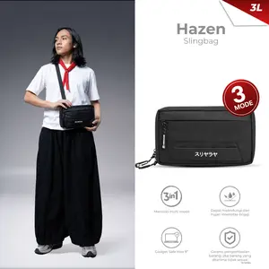 Mr Mads - Hazen Clutch Bag - Pouch Pria Wanita Tas Selempang Hand Bag Sling Bag Shoulder Bag - Waterproof