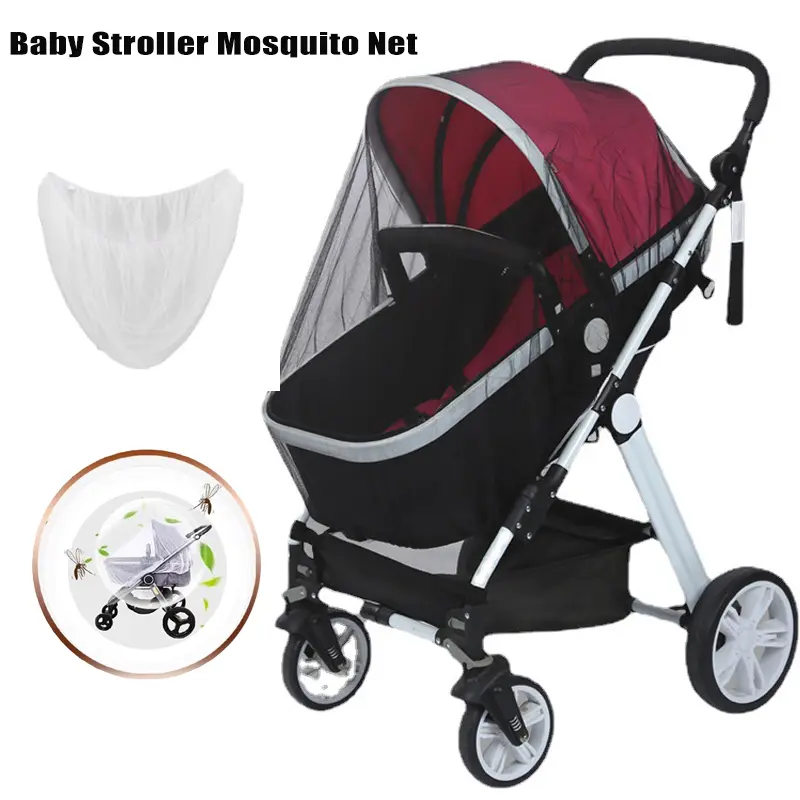 Baby Stroller Mosquito Net Universal Full Cover Outdoor Mosquito Netting Sunscreen for Baby