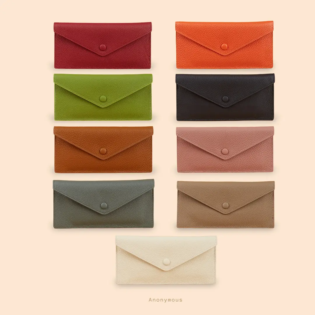 Anonymous Vee Slim Long Wallet Togo No Brand (Dompet Kulit)