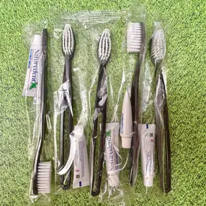 Sikat Gigi Set Hotel Termurah / Dental Kit Hotel / Sikat gigi + pasta gigi NatureDent 5gr (sudah BPOM dan Halal)