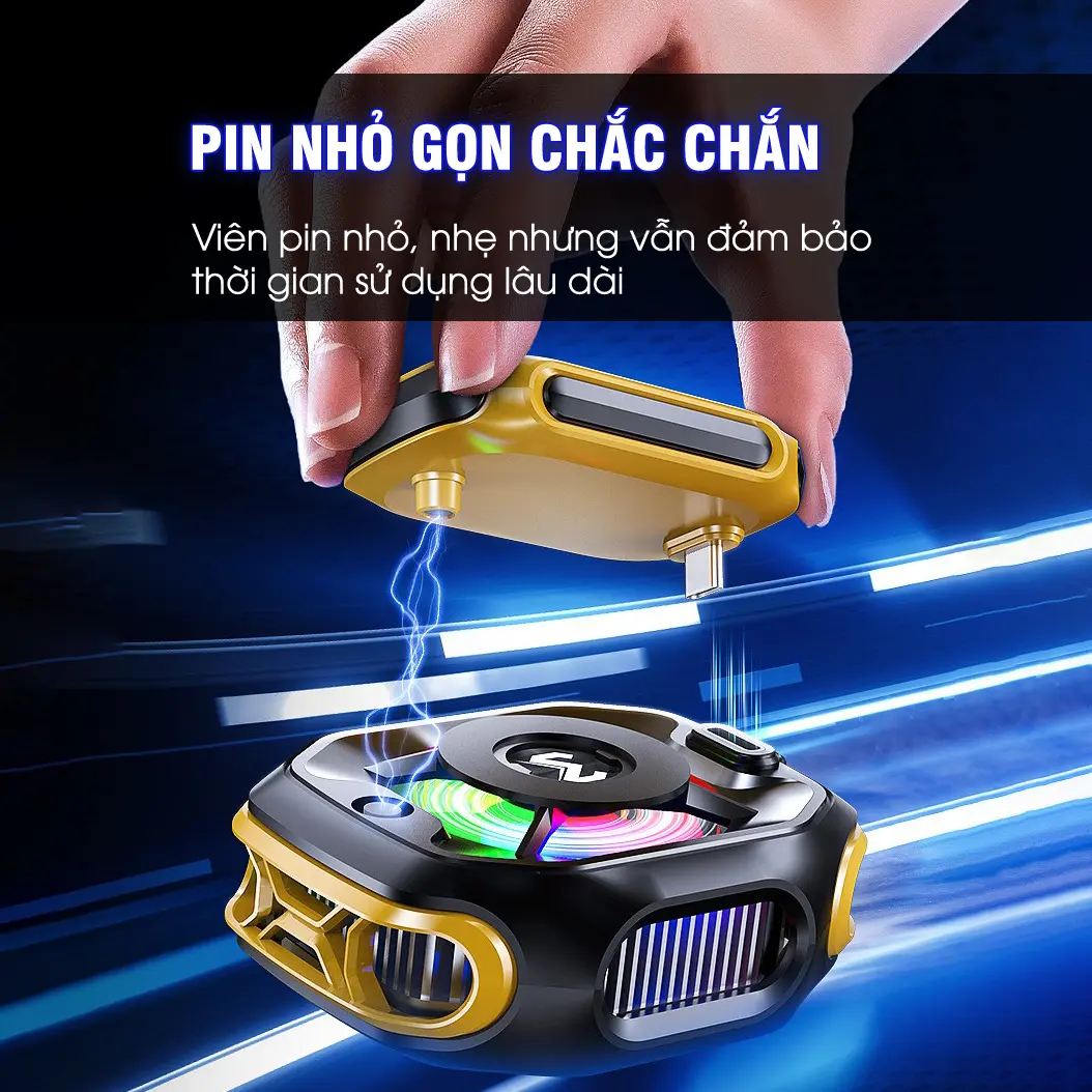 Sò lạnh tản nhiệt MEMO CX12 Pro sử dụng pin làm lạnh sâu 2 chế độ AI đèn led màn hình tăng fps chơi game liên quân | BigBuy360 - bigbuy360.vn Sò lạnh tản nhiệt MEMO CX12 Pro sử dụng pin làm lạnh sâu 2 chế độ AI đèn led màn hình tăng fps chơi game liên quân | BigBuy360 - bigbuy360.vn