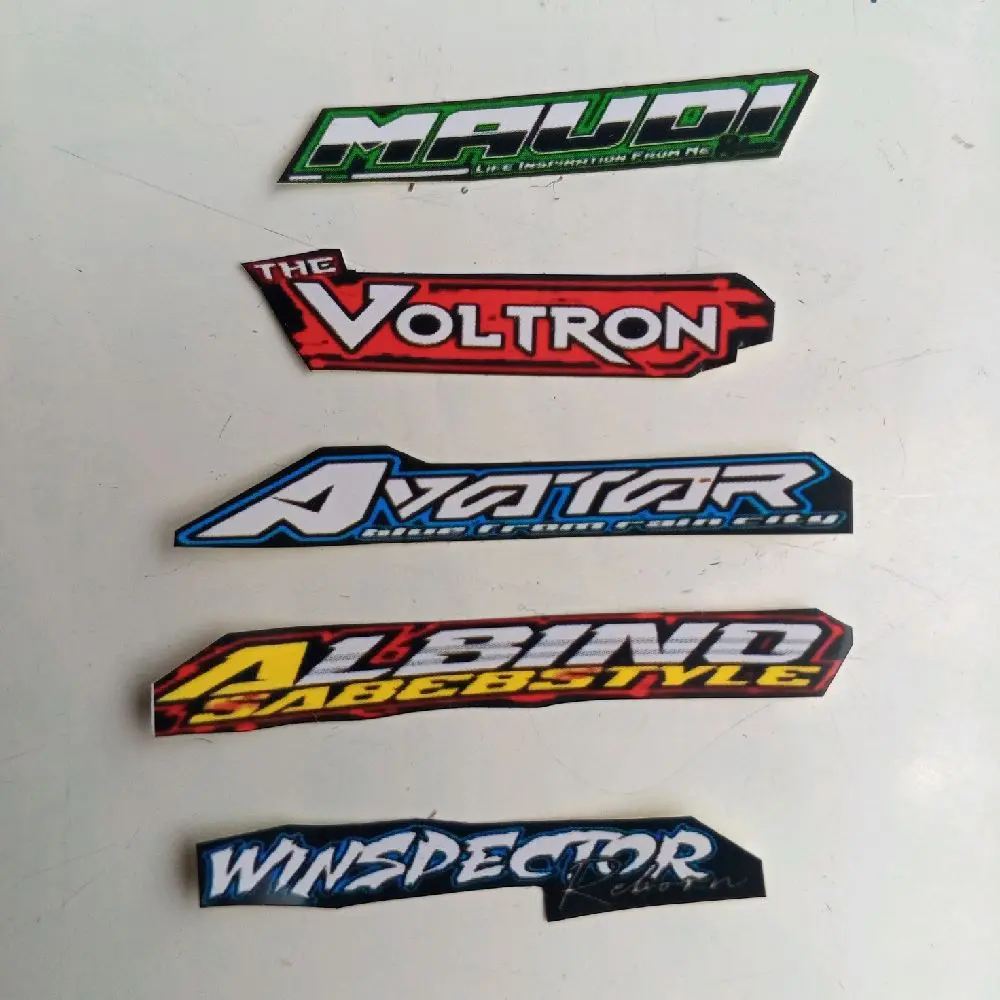 Stiker julukan miniatur bus