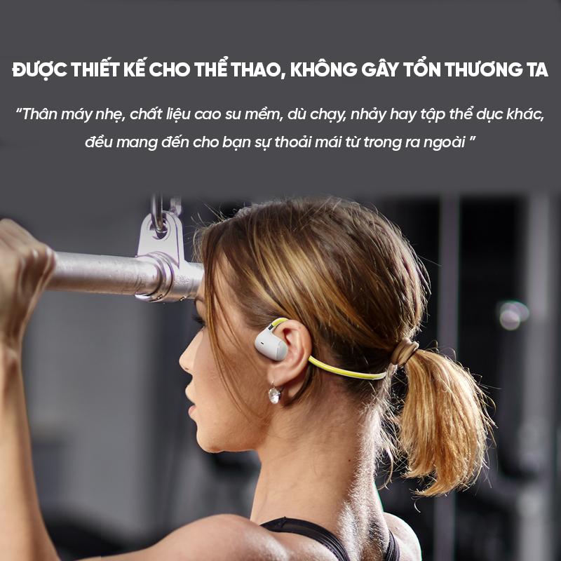  GUANRUIDA Tai nghe chạy bộ X4 ANC Bluetooth 5.4 HiFi Mic tích hợp Chống bụi Đèn an toàn Dễ chịu khi sử dụng Nghe Nhạc Đàm thoại Hỗ trợ iPhone & Android điều khiển chạm 