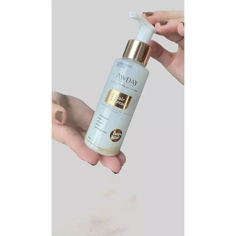 AWDAY 3in1 Shampo serum Paket Shampo + Kondisioner Perawatan Rambut Kering dan Rusak Awday Biotin Wangi 7