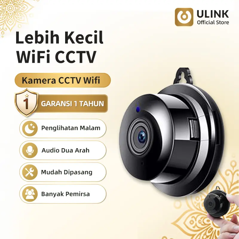 V380 pro J2 CCTV Kecil Full HD Kamera tersembunyi Kamera CCTV Mini IP CCTV Camera Kamera keamanan