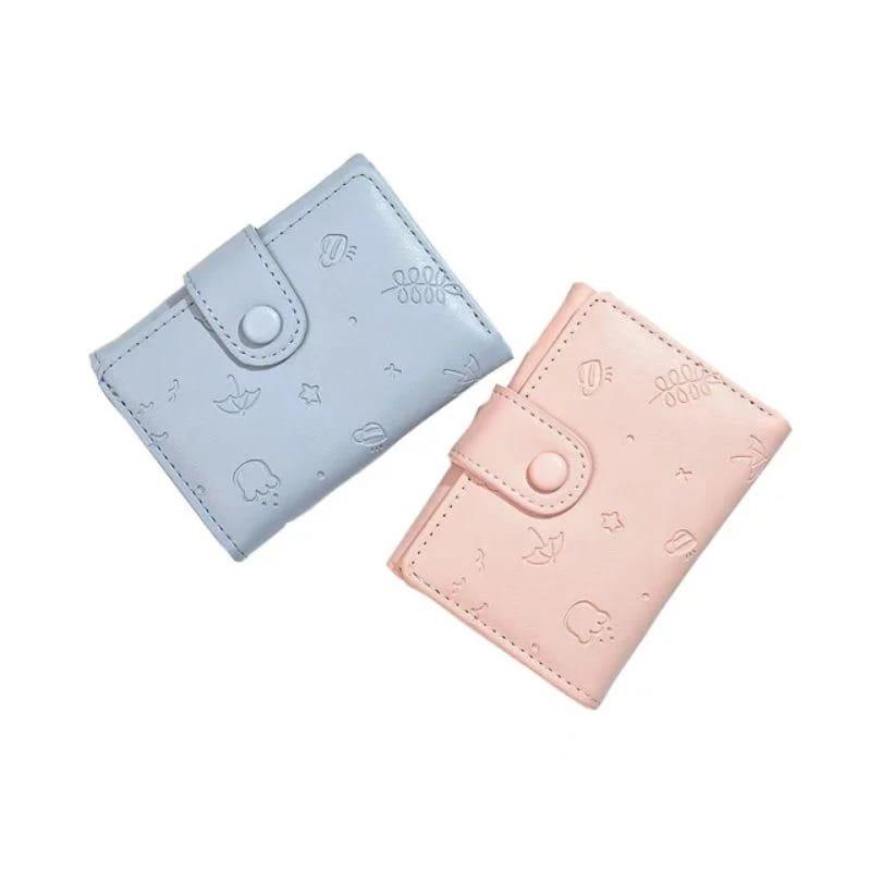 DW-27 Dompet lipat Wanita Mini Motif Embos 3