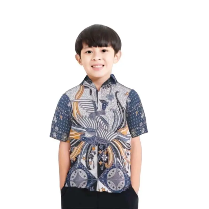 BAJU BATIK ANAK VIRAL MOTIF TERBARU/ATASAN BATIK ANAK BAHAN KATUN PRIMA 4