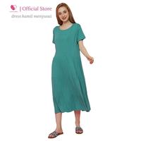 Gambar Dress Busui Friendly Nursing Wear untuk Ibu Hamil dan Menyusui - Black, M dari Baju Hamil Menyusui Happymomma Kota Tangerang Selatan 3 Tokopedia