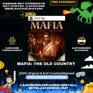 [FREE STICKERS] Mafia: The Old Country - PS5 - Playstation5 Game Sharing