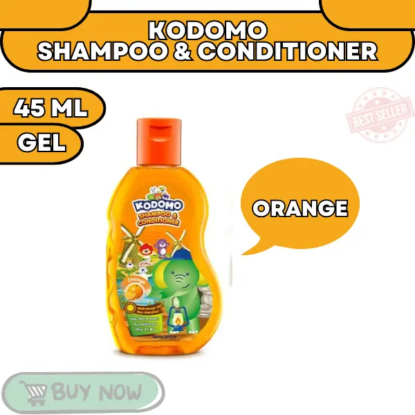 Kodomo Shampoo & Conditioner Gel 45ml Botol 4