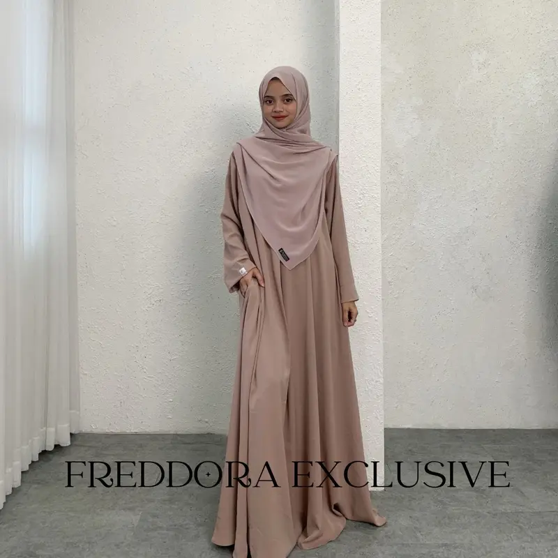 (FREDDORA) ASHEERA ABAYA BASIC by Freddora Exclusive 3