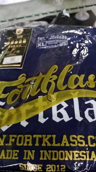 Product Review of FortKlass Kaos FEARLESS Regular Fit Kaos Sablon 24S 30S Kaos Pria Lengan Pendek Atasan Tshirt Distro from M**a r** 0