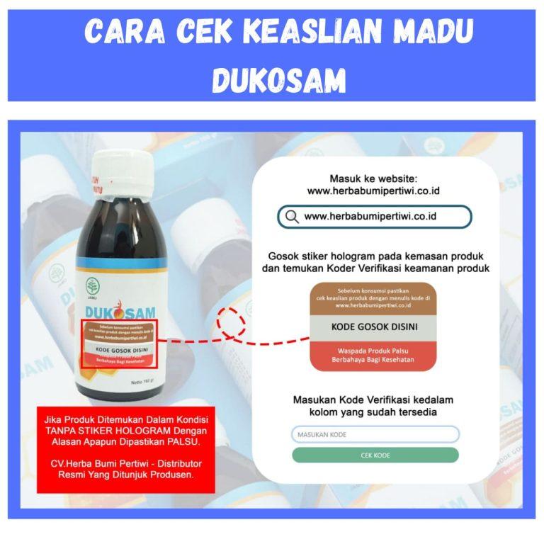DUKOSAM Madu Herbal solusi Asam Urat Kolesterol Saraf Terjepit Radang Sendi Original Ampuh 2